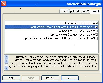 Hvordan til at migrere Microsoft Outlook XP/2003 indstillinger til en ny pc. Åbne Microsoft Outlook XP/2003 på den gamle pc og vente, indtil den er færdig med at downloade e-mail.