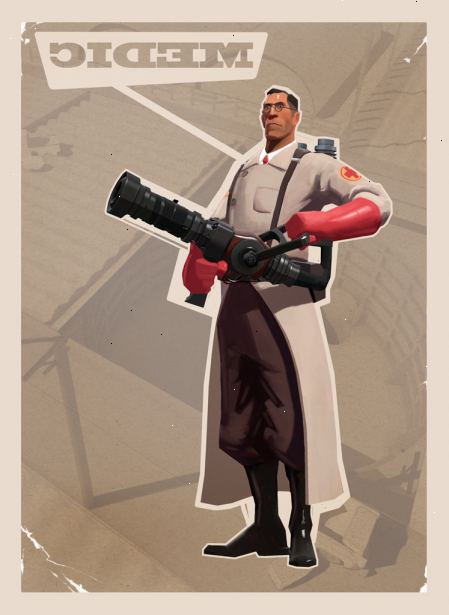 Hvordan man spiller en læge i Team Fortress 2. Få at vide sine våben.