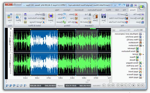 Sådan redigeres en mp3-fil. Hent dit valg af audio editor.
