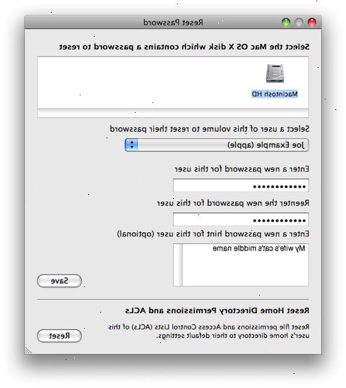 Sådan nulstilles en mistet admin password på Mac OS X. Gå til Apple-menuen i øverste højre side af skærmen, og klik på "logge ud brugernavn".