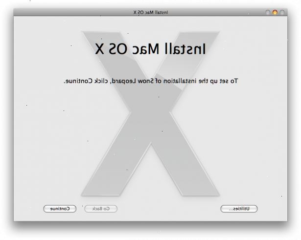 Hvordan til at geninstallere Mac OS X (Leopard og tidligere). Beslut dig for en backup placering.