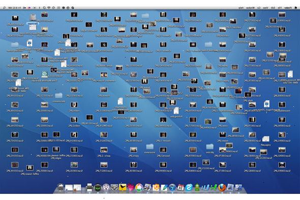 Sådan organisere din computer. Organiser med ikoner.
