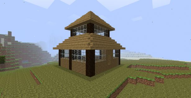 Hvordan man laver et hus i minecraft. Konstruere en crafting bænk.