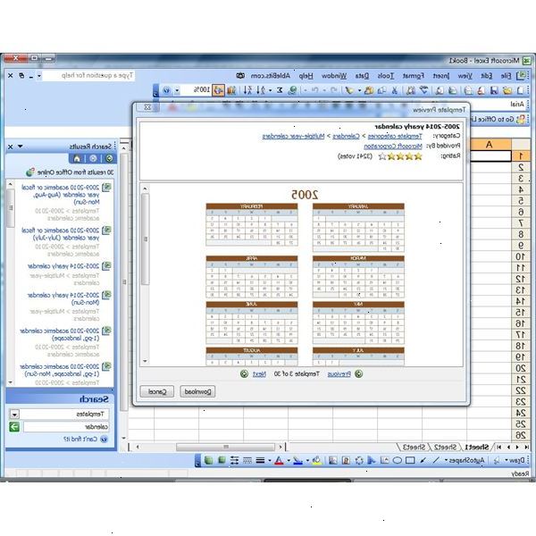 Hvordan du opretter en kalender i Microsoft Excel. Beslut hvad du ønsker i en kalender.