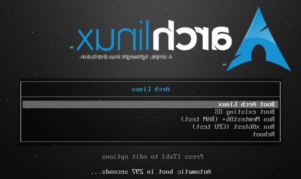 Sådan installeres arch linux. Hent arch installationsmedie.