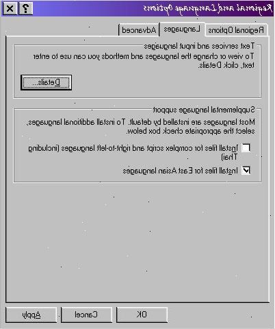 Sådan installeres østasiatiske sprog support til Windows XP. Indsæt Windows XP Service Pack 2-disk i cd-drevet.