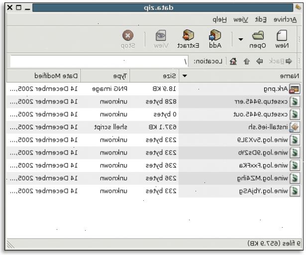 Hvordan til at udpakke filer i linux. Hvis du bruger Gnome, kan du bruge fil rulle, som er standard archive manager og det lader dig zip og unzip arkiver grafisk.