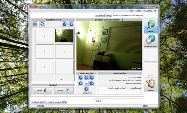 Sådan streame dit webcam. Opnå de nødvendige elementer, beskrevet i ting, du behøver.
