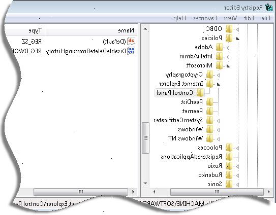 Sådan deaktiveres delete browser historie i Internet Explorer. Åbn Group Policy Editor (virker ikke med Vista eller XP Home Edition).