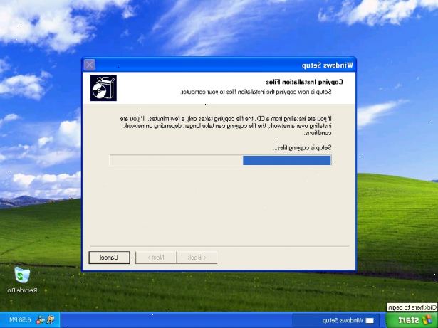 Sådan bruger Windows Genoprettelseskonsol fra XP-cd. Du har sandsynligvis fået i dine hænder vis bedring / gendannelse cd&#39;er fra din pc-leverandør.