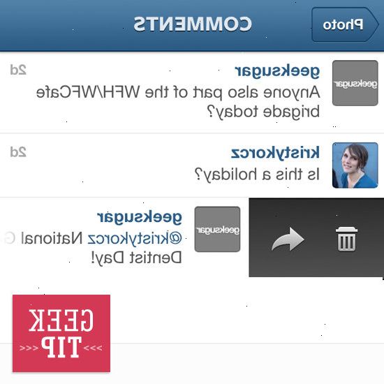 Hvordan at kommentere og slette kommentarer på instagram billeder. Log ind på din Instagram konto.