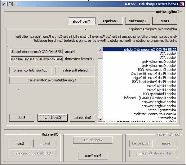 Sådan sletter software ikke er anført under tilføj / fjern program i Windows XP. Ordet "Skjul" i en post skjuler dette program fra din tilføj / fjern programmer i dialogboksen.