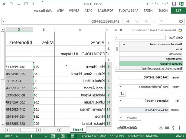 Sådan konverteres målinger let i Microsoft Excel. Åbn Microsoft Excel-programmet.