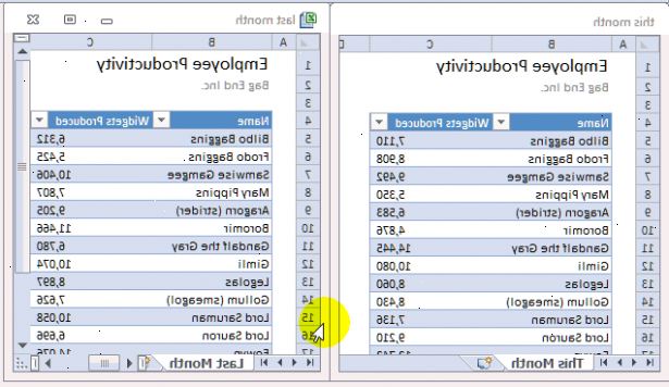 Hvordan man kan sammenligne data i Excel. Brug LOPSLAG eller VOPSLAG.